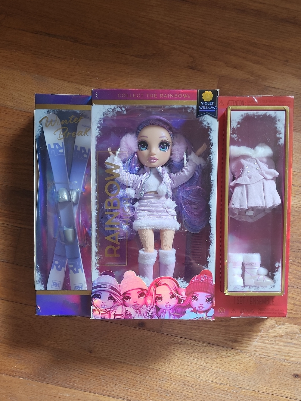 Rainbow High Violet Willow Winter Break Doll – Purple & Pink Outfit